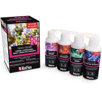 Red Sea Trace Colors A,B,C,D Starter Kit, 4x100ml