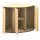 Trigon 190 LED helles Holz Kombination
