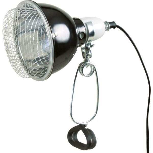 Reflektor-Klemmleuchte mit Schutzgitter (max. 75 W)