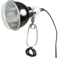 Reflektor-Klemmleuchte mit Schutzgitter (max. 75 W)