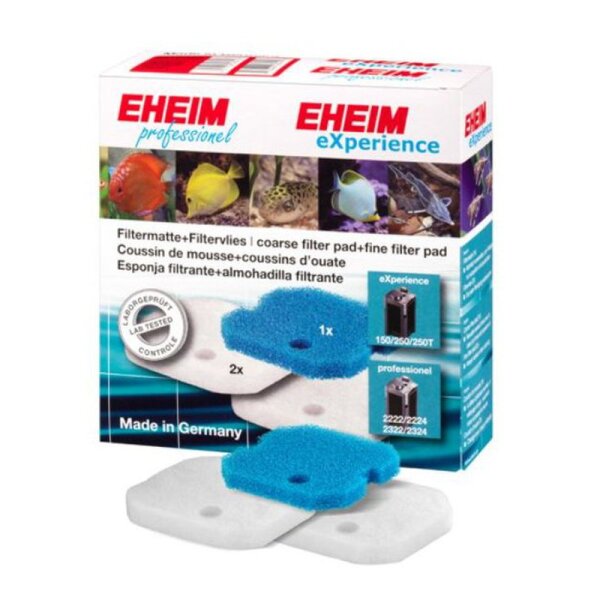 EHEIM Set Filtermatte+Filtervlies für eXperience 150, 250 und 250T (2422,2424,2124)