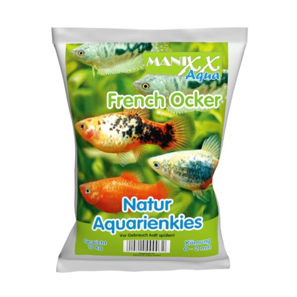 MANIXX Aqua Naturkies French Ocker 0-2mm,10kg