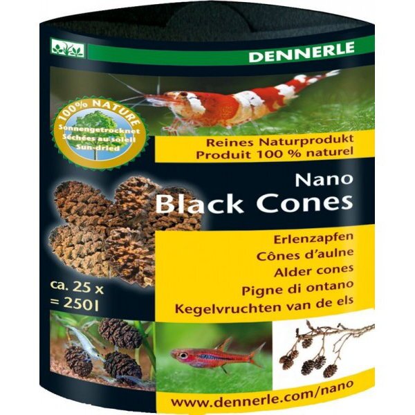 Dennerle Nano Black Cones ca.25 Stk.