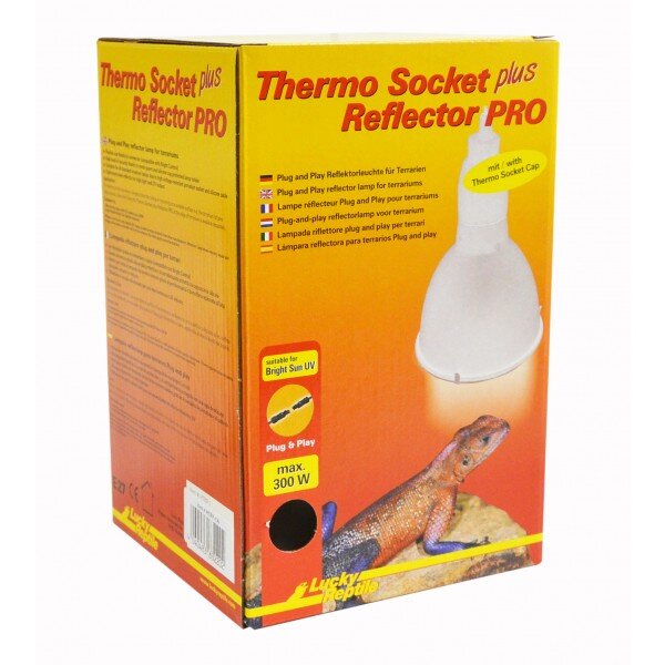 Lucky Reptile Thermo Socket + Reflector klein "weiß"