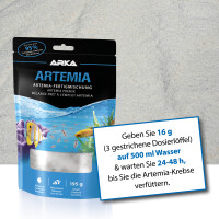 Arka Artemia (Fertigmischung aus Artemia-Eiern &amp; Salz), 195g