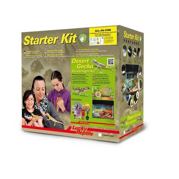 Starter Kit 50 cm "Wüstengecko" weiß