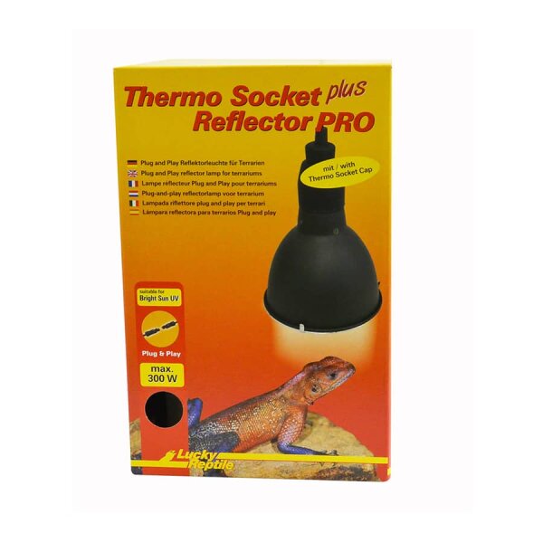 Lucky Reptile Thermo Socket + Reflector PRO klein ,,schwarz"