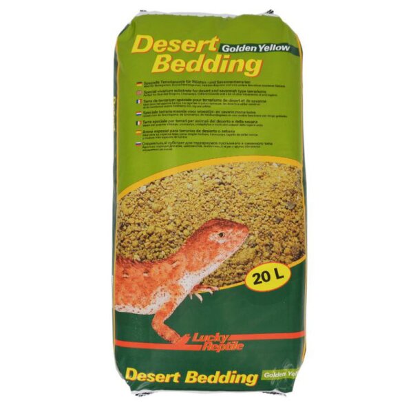 Lucky Reptile Desert Bedding "Golden Yellow" 20 Liter