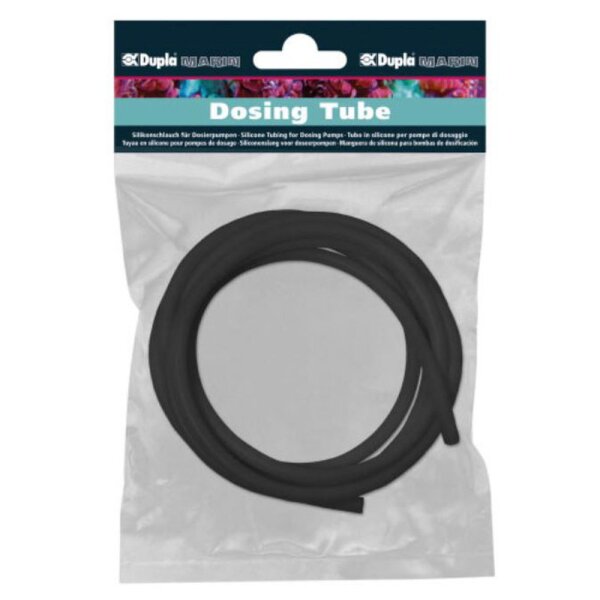 Dosing Tube - Silikonschlauch, schwarz