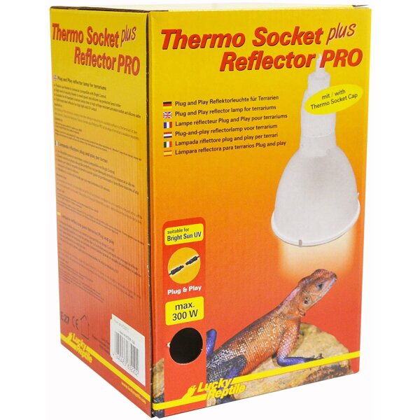Lucky Reptile Thermo Socket + Reflector PRO klein "weiß"