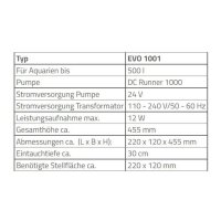 EVO 1001 (Aquarium bis 500 l)