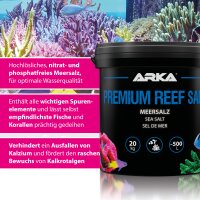 Arka Premium Reef Salt 20Kg