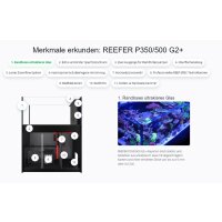 Red Sea REEFER Peninsula G2+ 500 System, Raumteiler, Schwarz