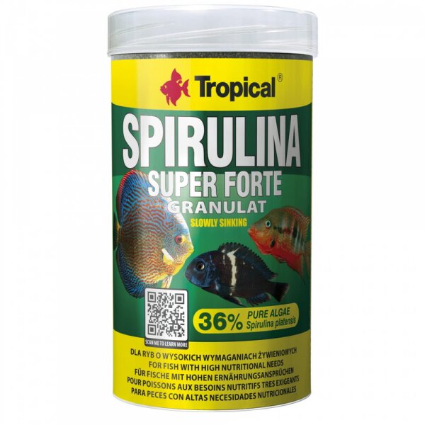 Tropical Super Spirulina Forte 36% Granulat, 1 Liter