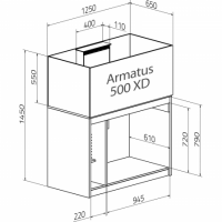 Aqua Medic Armatus 500 XD wei&szlig;