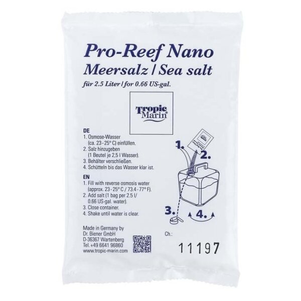 Tropic Marin Pro-Reef Nano Meersalz 90g Beutel