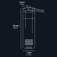 Dennerle Nano Eckfilter XL (Aquarium bis 60l)