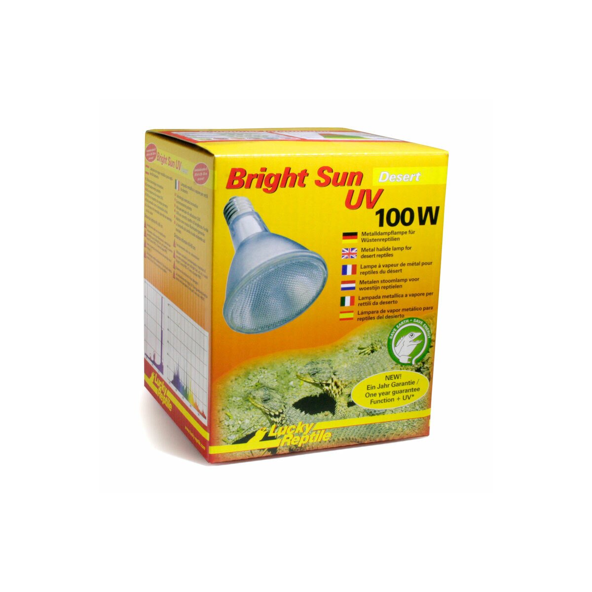Lucky Reptile Bright Sun Uv Desert Schildkröten Lucky Reptile Bright Sun UV Desert 100 W, 39,99