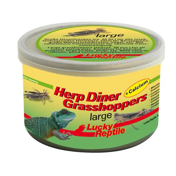Herp Diner Grasshoppers groß 35g