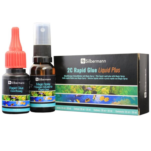 Silbermann 2C Rapid Glue Liquid Plus 40ml
