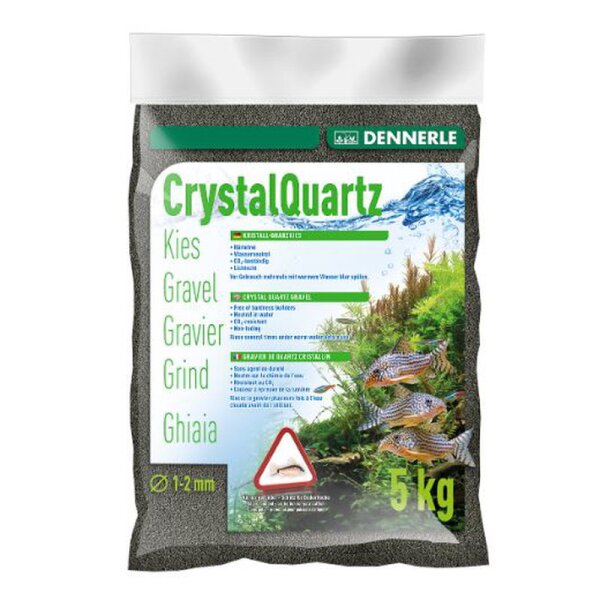 Dennerle Kristall-Quarzkies, Diamantschwarz, 5kg