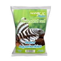 MANIXX Aqua Naturkies Riversand red, 0-1,8mm,10kg