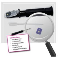 Refraktometer inkl. LED-Beleuchtung