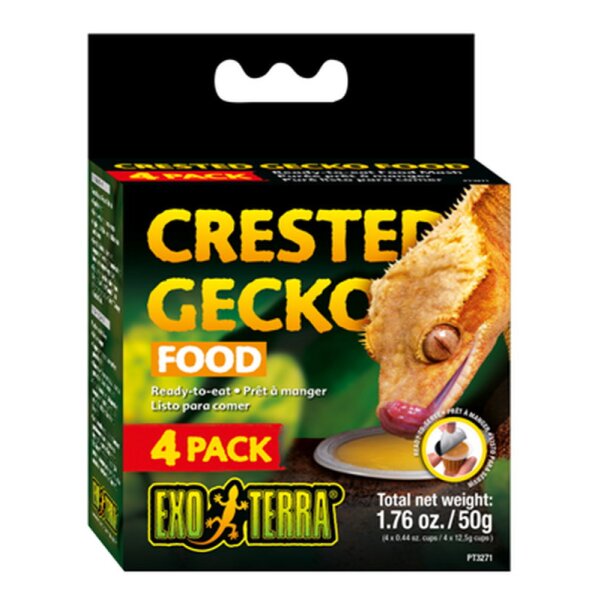 Exo Terra Crested Gecko Food 4er - Futterbrei