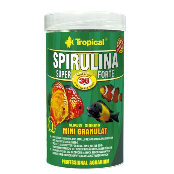 Tropical Super Spirulina Forte (36%) Mini Granulat 250ml