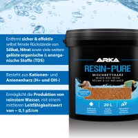 Arka Resin-Pure Mischbettharz, 4 Liter