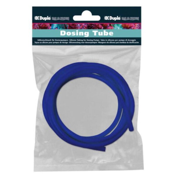 Dosing Tube - Silikonschlauch, blau