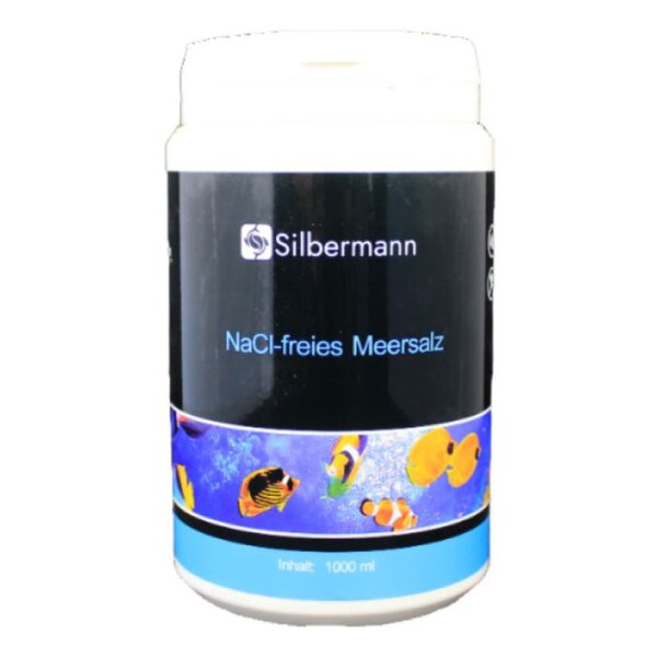 Silbermann NaCl freies Meersalz - 1 Liter Dose