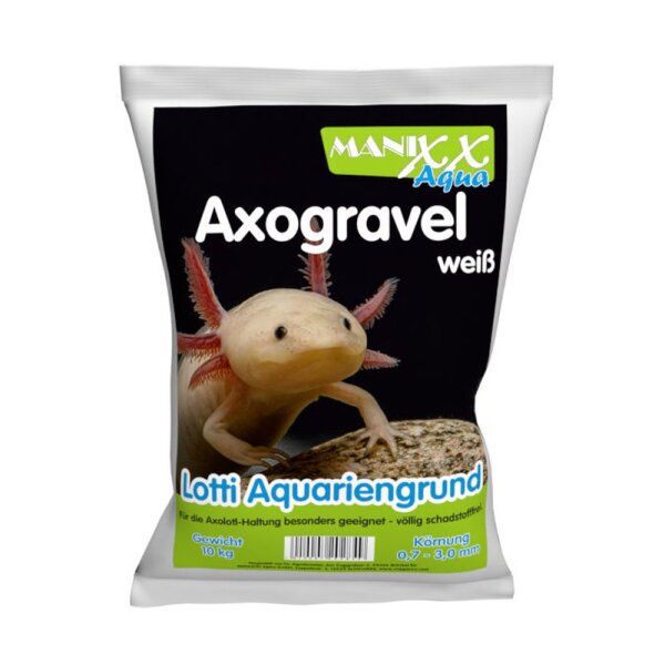 Axogravel 0,7-3mm, 10kg - weiß