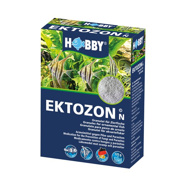 HOBBY Ektozon N (Spezialpräparat gegen Pilze und Parasiten) - 125 g