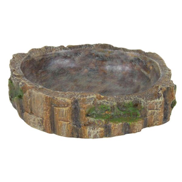 Trixie Wasser- und Futterschale Regenwald - M (13 × 3,5 × 11 cm)