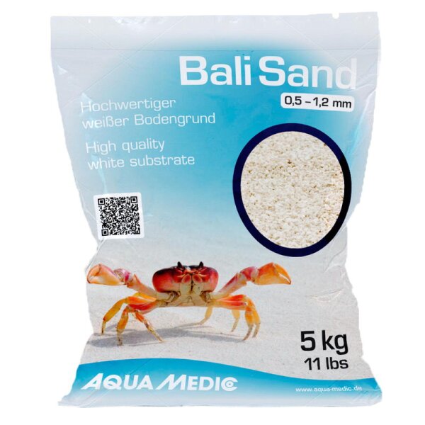 Aqua Medic Bali Sand 0,5-1,2 mm / 2-3mm / 3-4mm - 5Kg 0,5-1,2mm