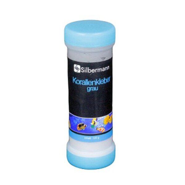 Silbermann Korallenkleber 120g / 300g - violett, terrakotta oder grau - grau 120g