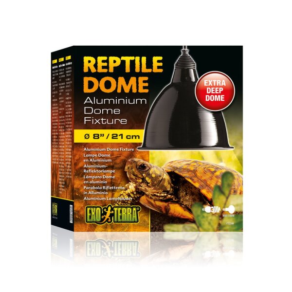 Exo Terra Reptile Dome - Aluminium-Reflektorlampe - groß
