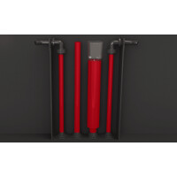 Red Sea REEFER 525 System G2+ Deluxe inkl. 2 Units RL G2 170 &amp; Montagehalterungen - Schwarz