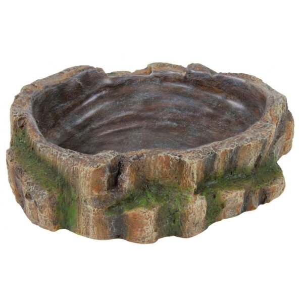 Trixie Wasser- und Futterschale Regenwald - L (18 × 4,5 × 17 cm)