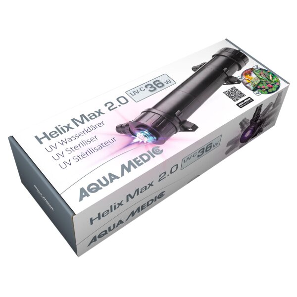 Aqua Medic Helix Max 2.0 UV-C Wasserklärer 36W (Aquarium 125-1500l)