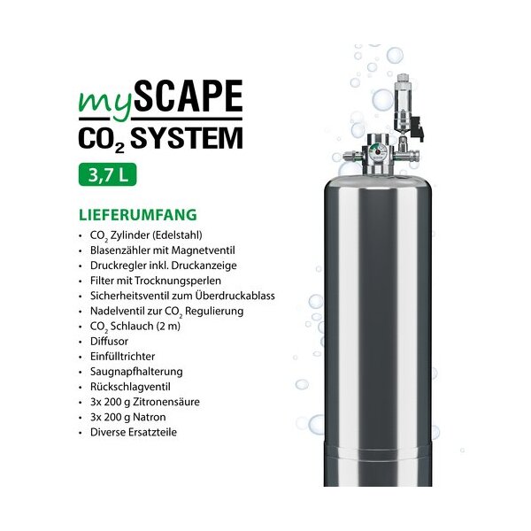 ARKA myScape-CO2 Bio CO2 Starter-Set - 3,7 Liter