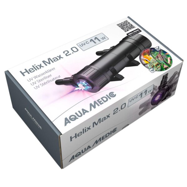 Aqua Medic Helix Max 2.0  UV-C Wasserklärer 11W (Aquarium 125-1500l)