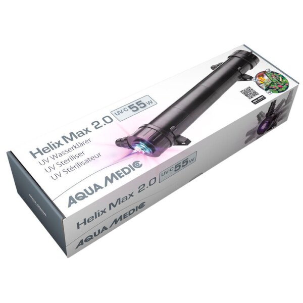 Aqua Medic Helix Max 2.0  UV-C Wasserklärer 55W(Aquarium 125-1500l)