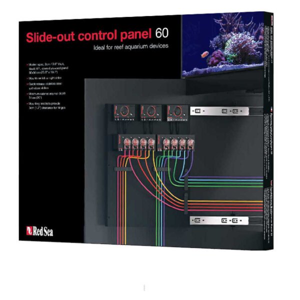 Red Sea Control Panel 25 und 60 - Montage Panel 60, Maße: 60 x 45 cm