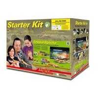 Starter Kit 80 cm "Leopardgecko" schwarz
