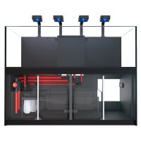 Red Sea REEFER 900 System G2+ Deluxe inkl. 4 Units RL 90 &amp; Montagehalter, Schwarz und Wei&szlig;ungen