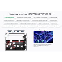 Red Sea Reefer MAX Peninsula S-700 G2+ System, Raumteiler...