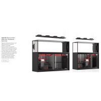 Red Sea Reefer MAX Peninsula S-700 G2+ System, Raumteiler Schwarz und Wei&szlig;