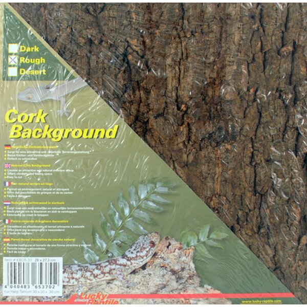 Lucky Reptile Cork Background "Grob"